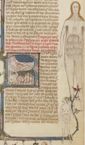 From Albertus Magnus, de Animalibus, Biblioteque Nationale, Paris, Lat. 16169, fol. 134r.